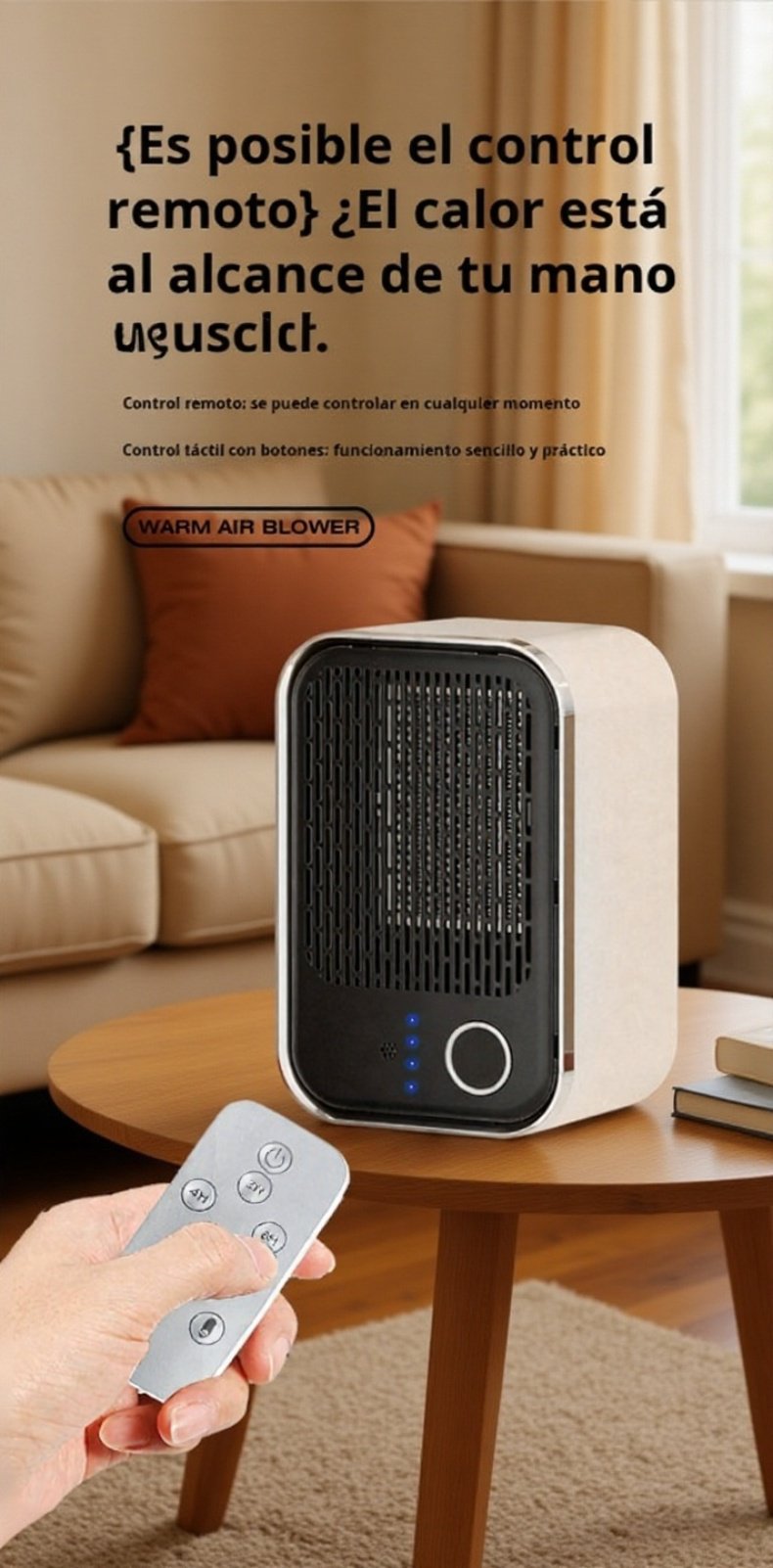 Calentador eléctrico PTC para uso doméstico