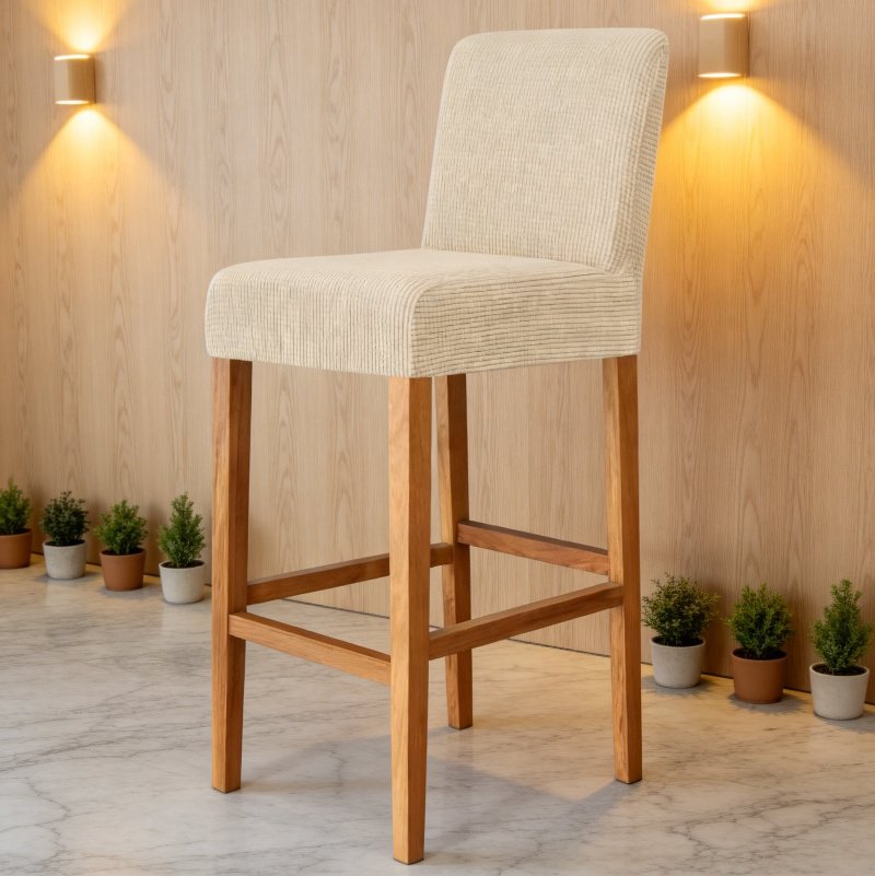 High Elastic Corn Kernel Fleece Chair Covers for Home, Hotel, and Club Use