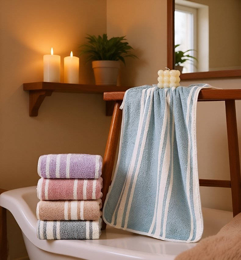 흡수성 뛰어난 산호 플리스 타월