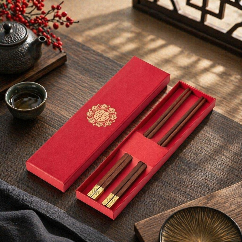Dekoratives chinesisches Hochzeitsgeschirr Set