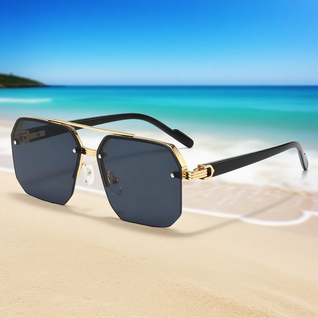 Gafas de sol polarizadas de doble puente de alta definición