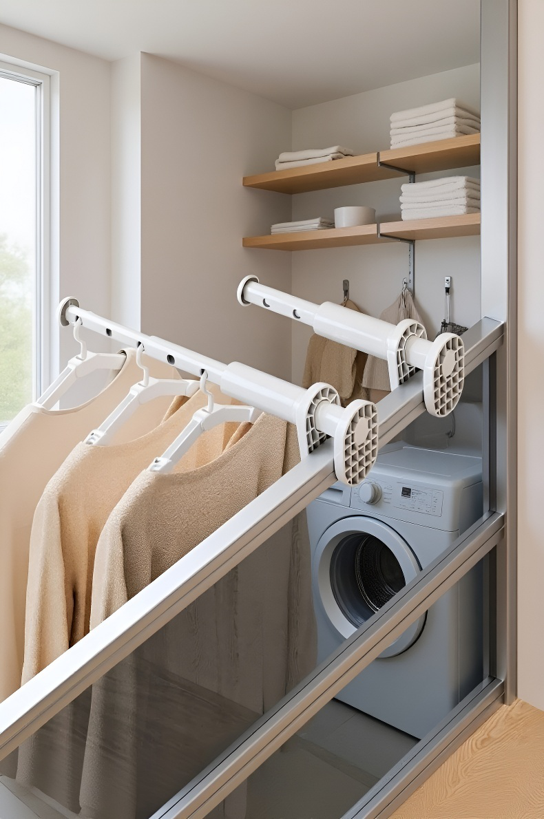 Porte-vêtements pliable portable pour voyage d'affaires