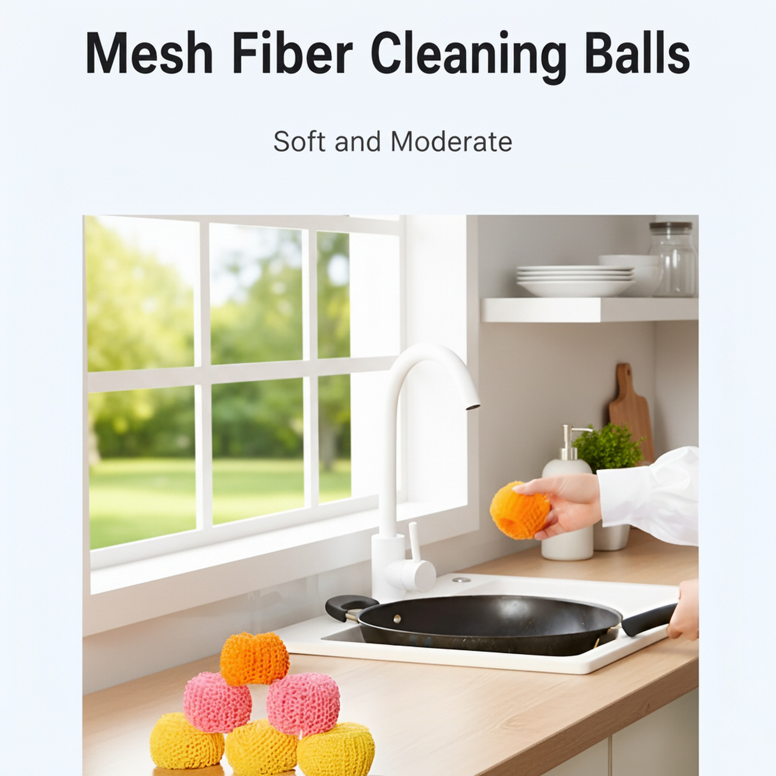 Nano No-Shedding Cleaning Steel Wool Ball