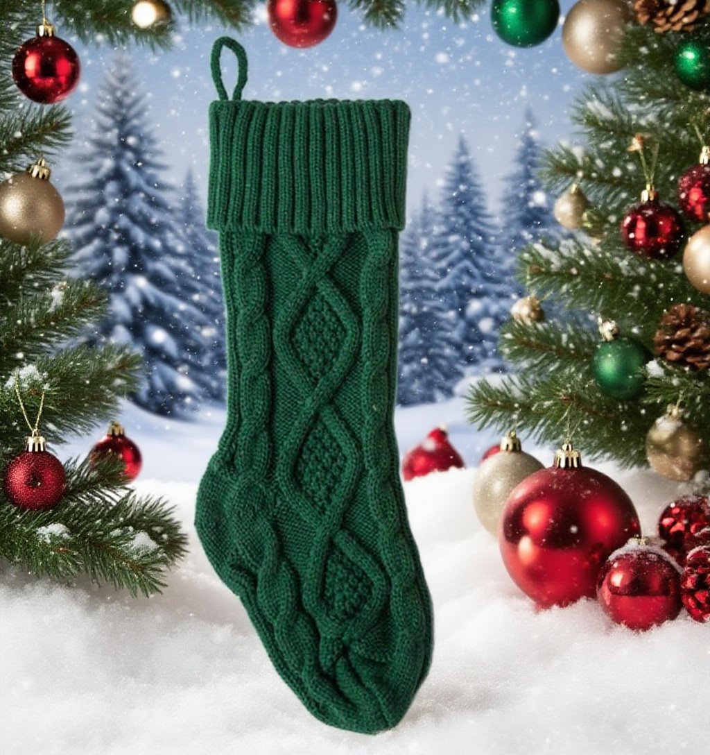 聖誕長筒襪禮物包裝展示