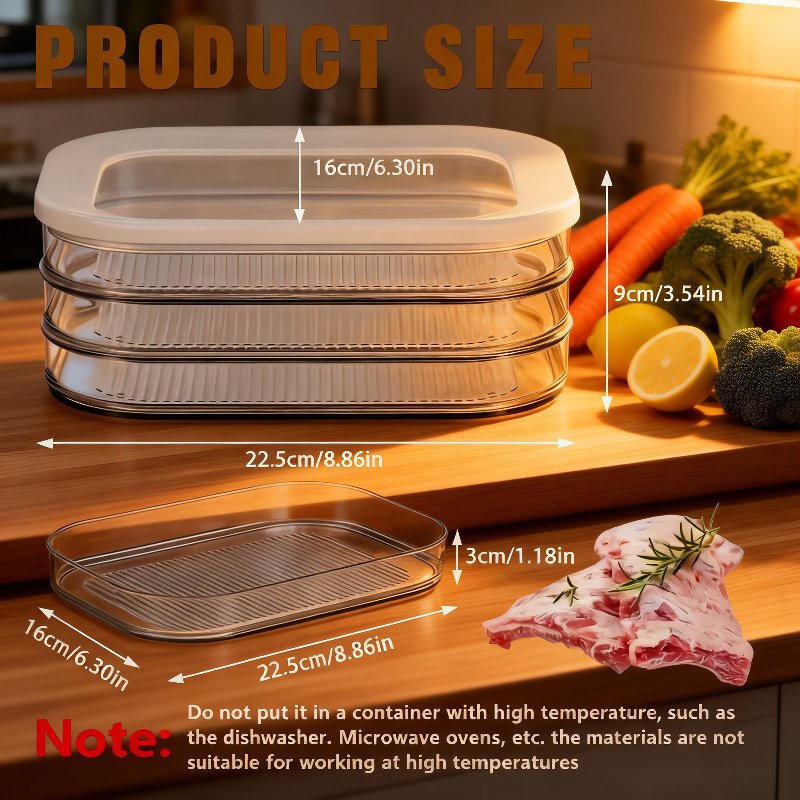 Refrigerator Multi-Layer Partition Sealed Fresh-Keeping Box