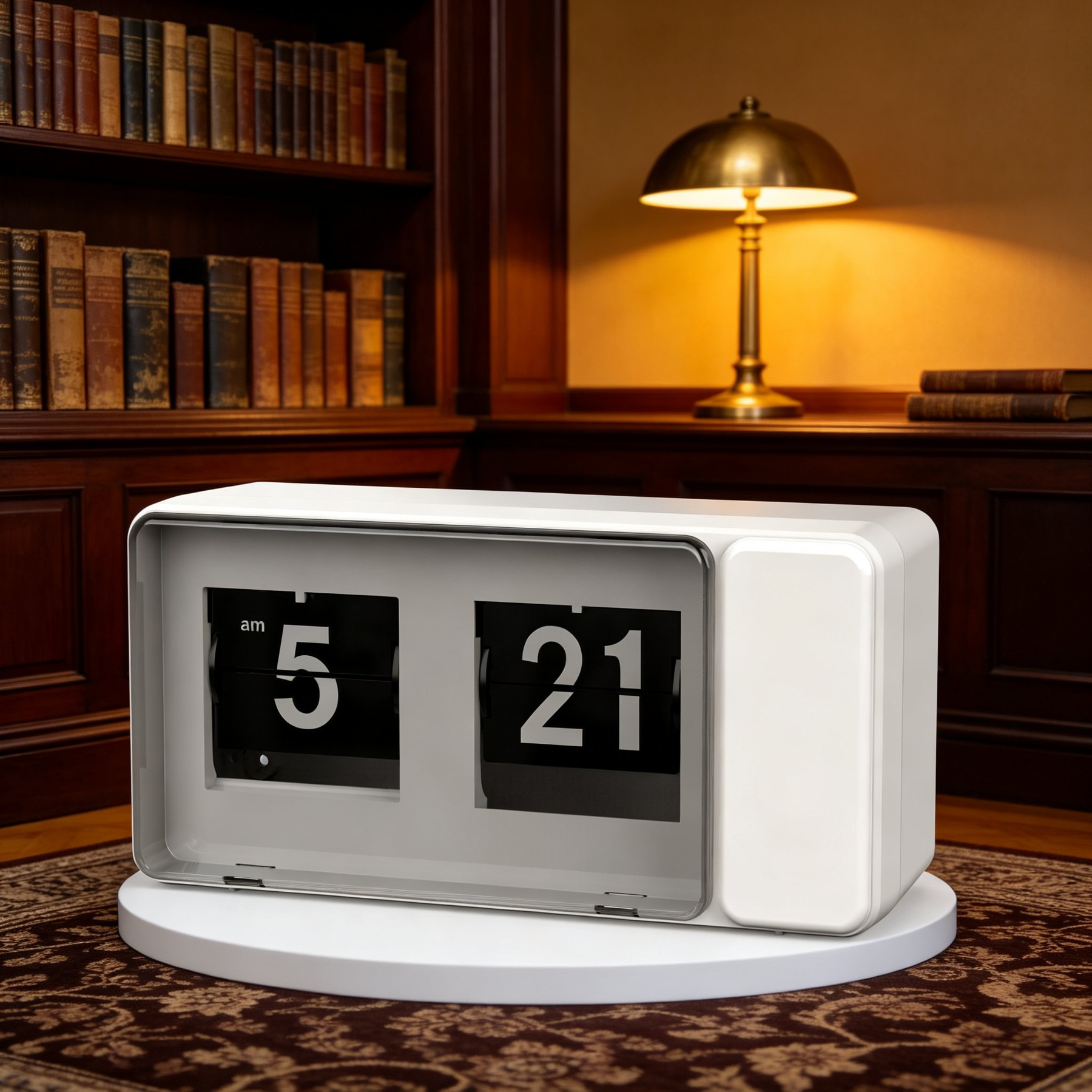 Reloj digital tipo página con colores macaron para dormitorio y estudiantes