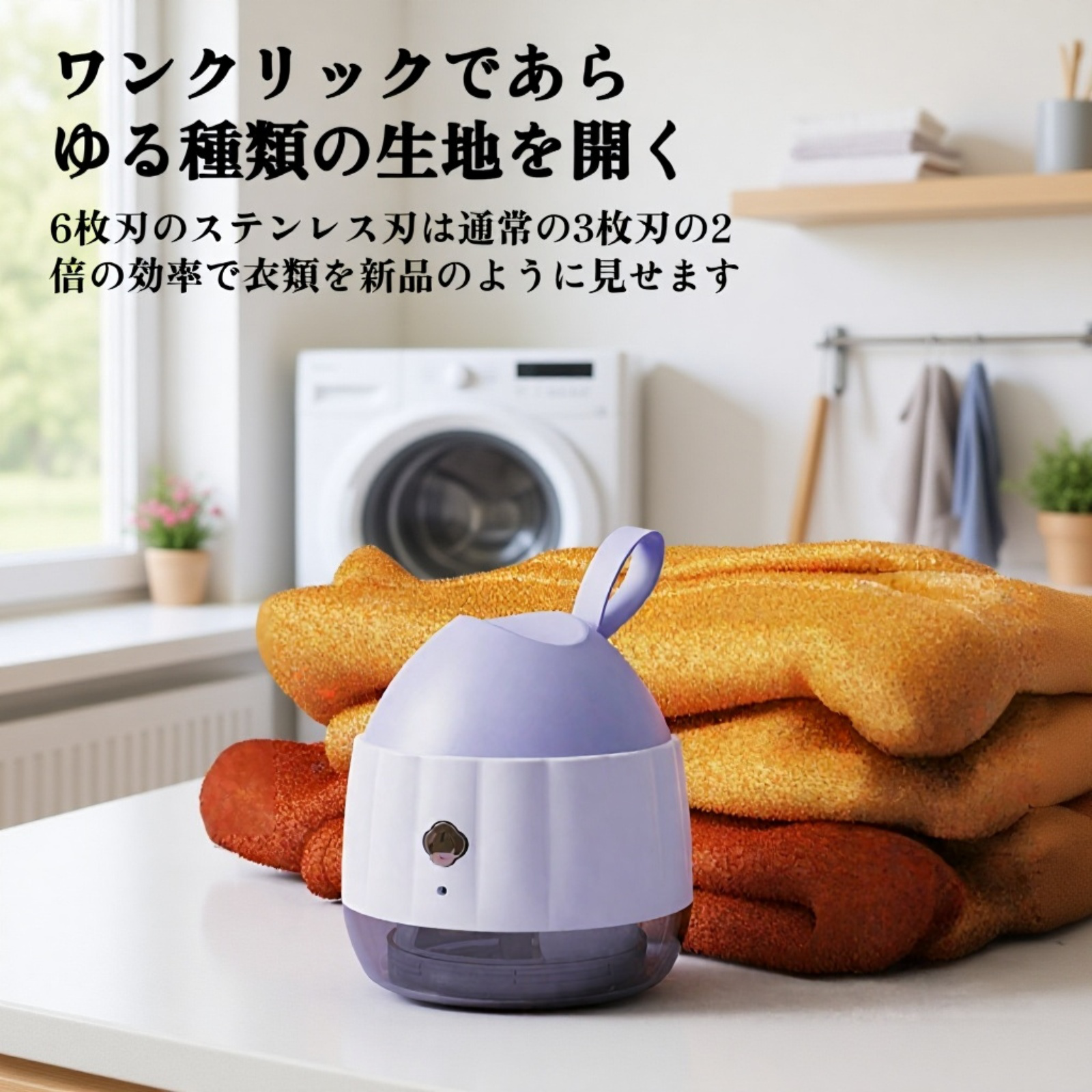 充電式毛玉クリーナー 家庭用毛玉カットマシン