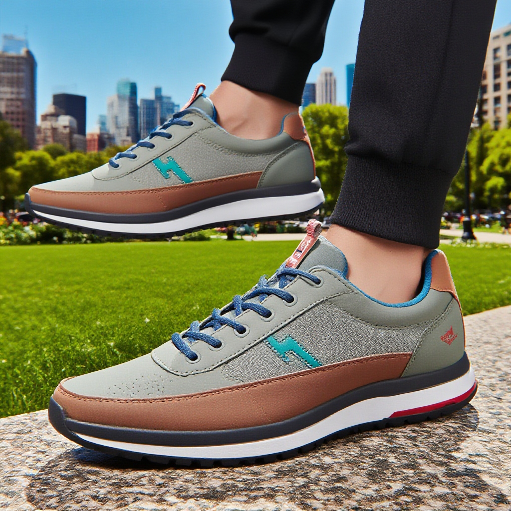 カジュアル大きいサイズメンズシューズ フラットワークシューズ