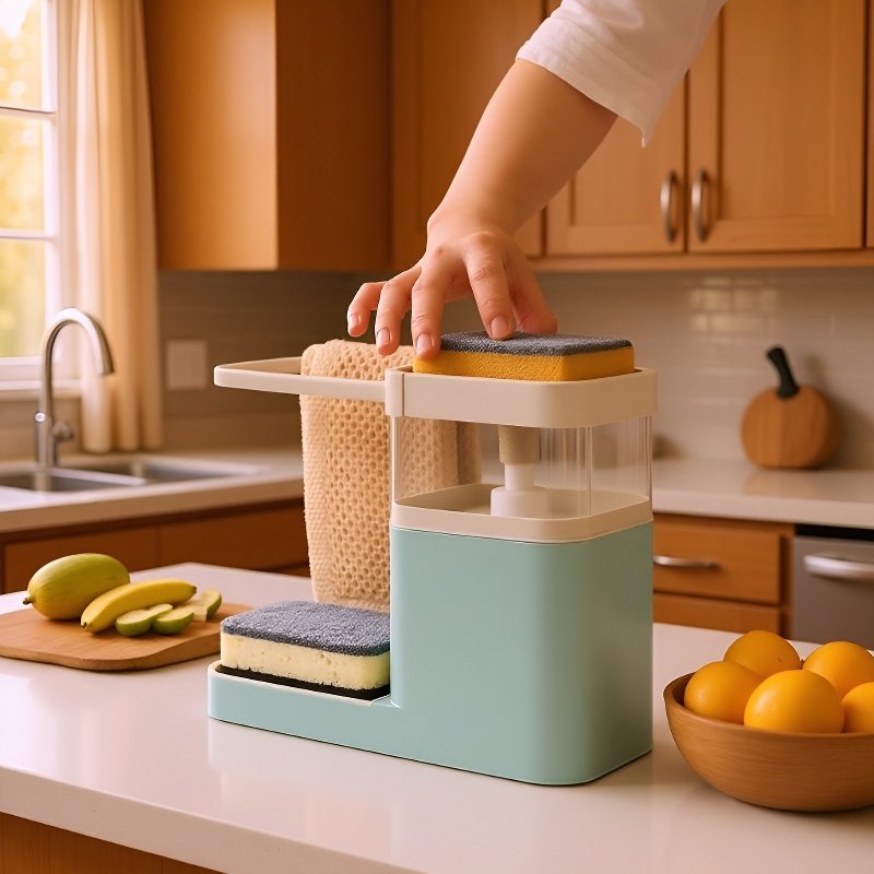 Wielofunkcyjny organizer na płyny do półek