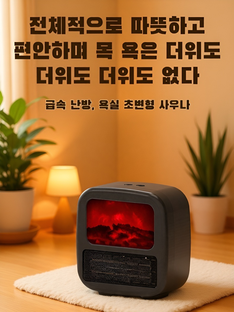  가정용 소형 전기 난방기