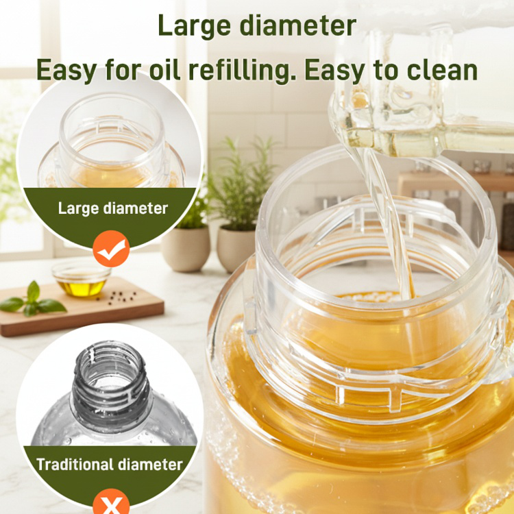 Home kitchen high pressure oil sprayer bottle