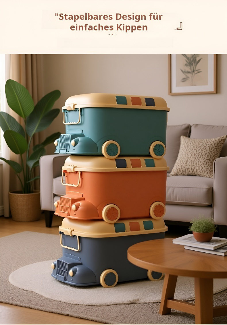 Robuste und kinderfreundliche Lokomotive Aufbewahrungsbox