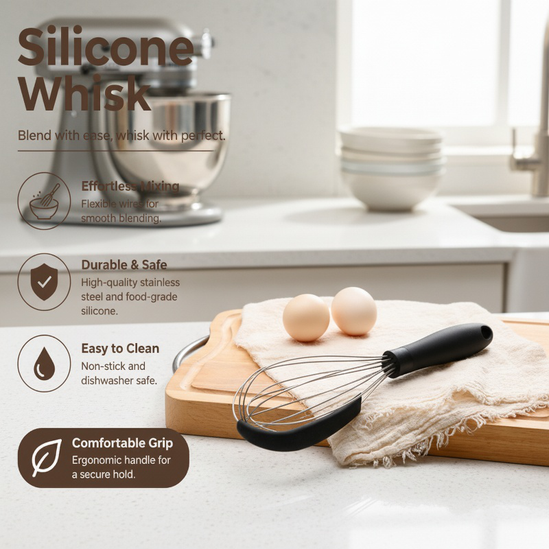Cake Frother, Silicone Kitchen Mixing Tool