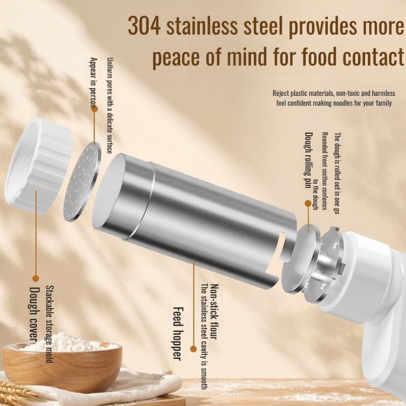Multifunctional Handheld Noodle Maker (Makes 5 Types of Noodles)