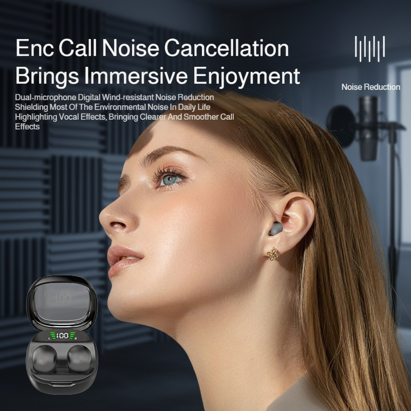 Ultra-mini wireless Bluetooth earbuds for sleep, ultra-thin, painless, comfortable for side sleeping