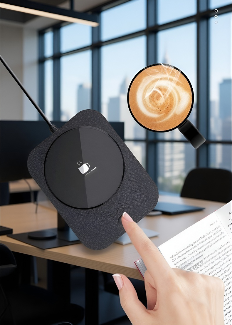 Coffee insulation pad with 3-stage temperature settings