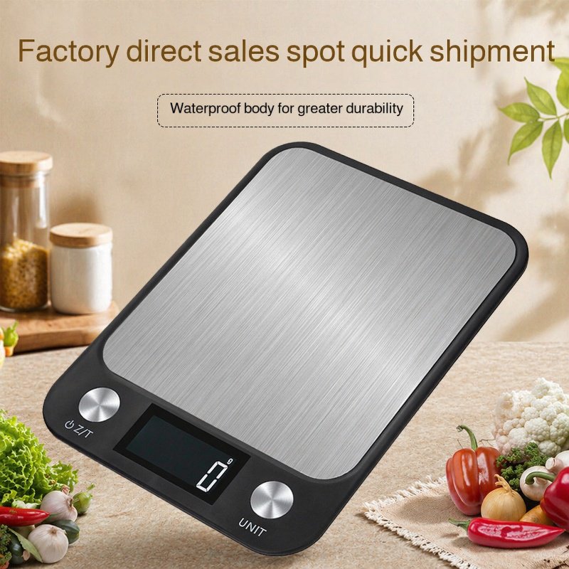 Commercial Kitchen Electronic Balance Scale 5kg High Precision