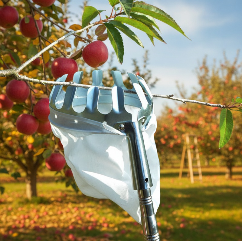 Telescopic Handle Fruit Picker for High Branches