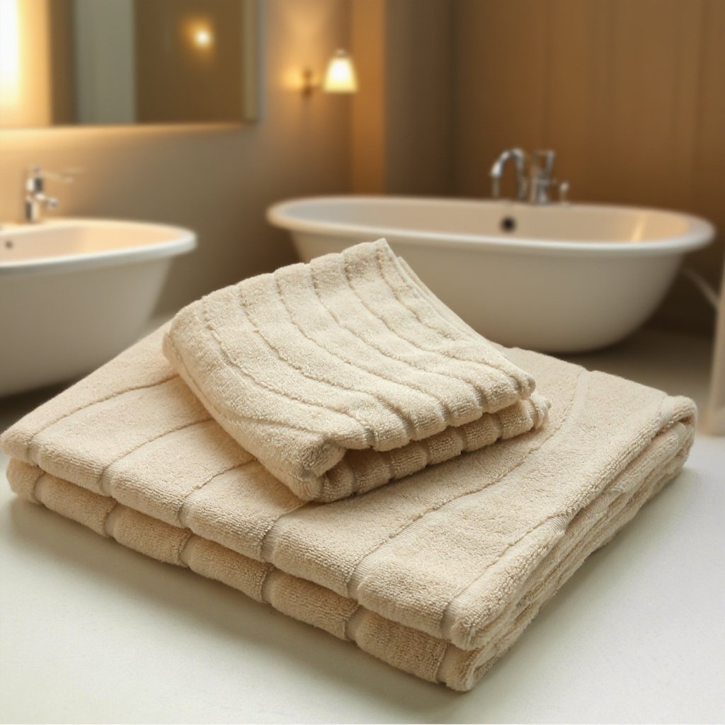 純色純棉成人浴巾