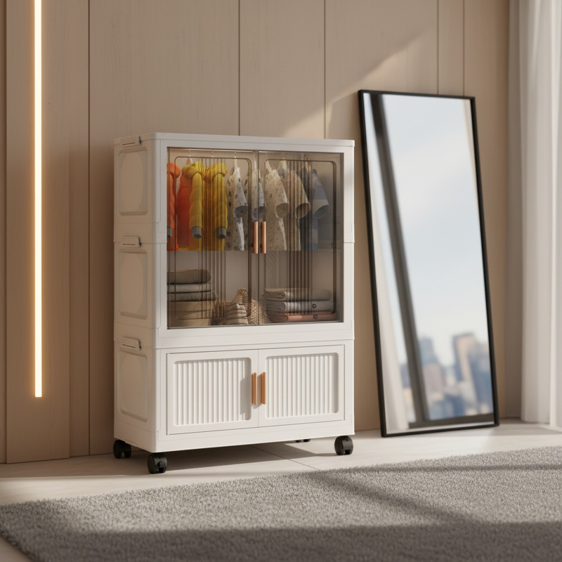 Boîte de stockage multifonctionnelle pliable