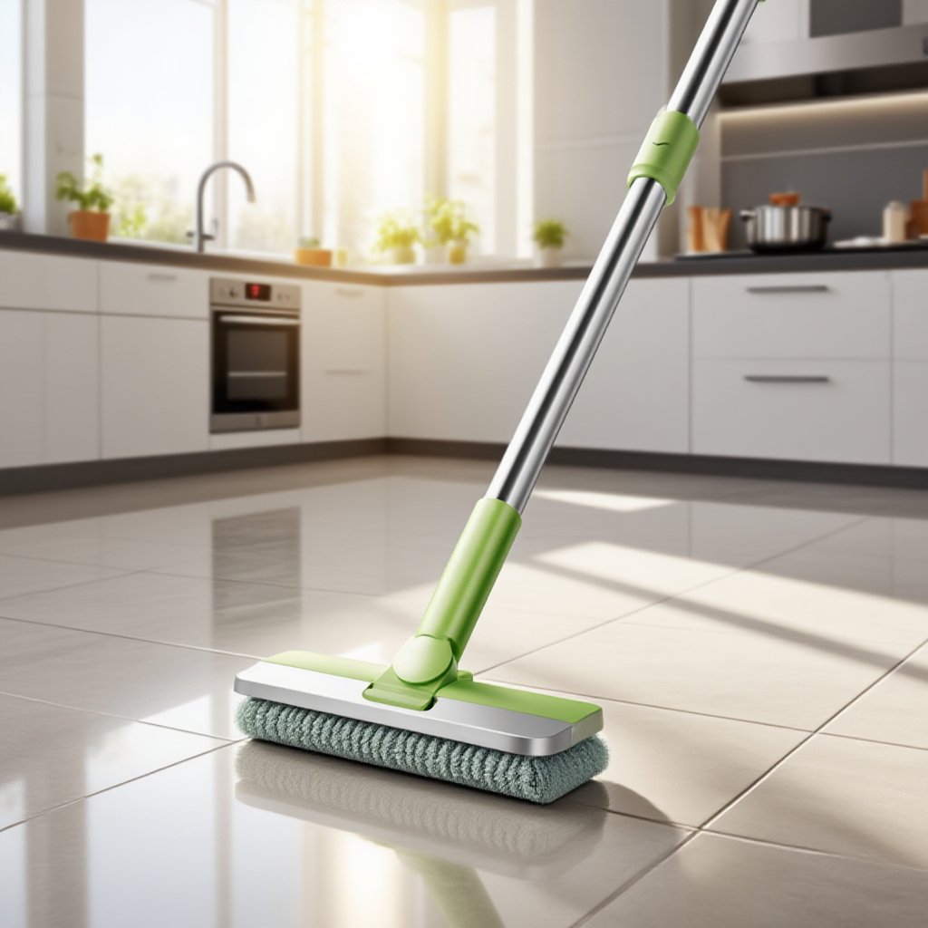 金剛砂乾濕兩用伸縮夾布拖把