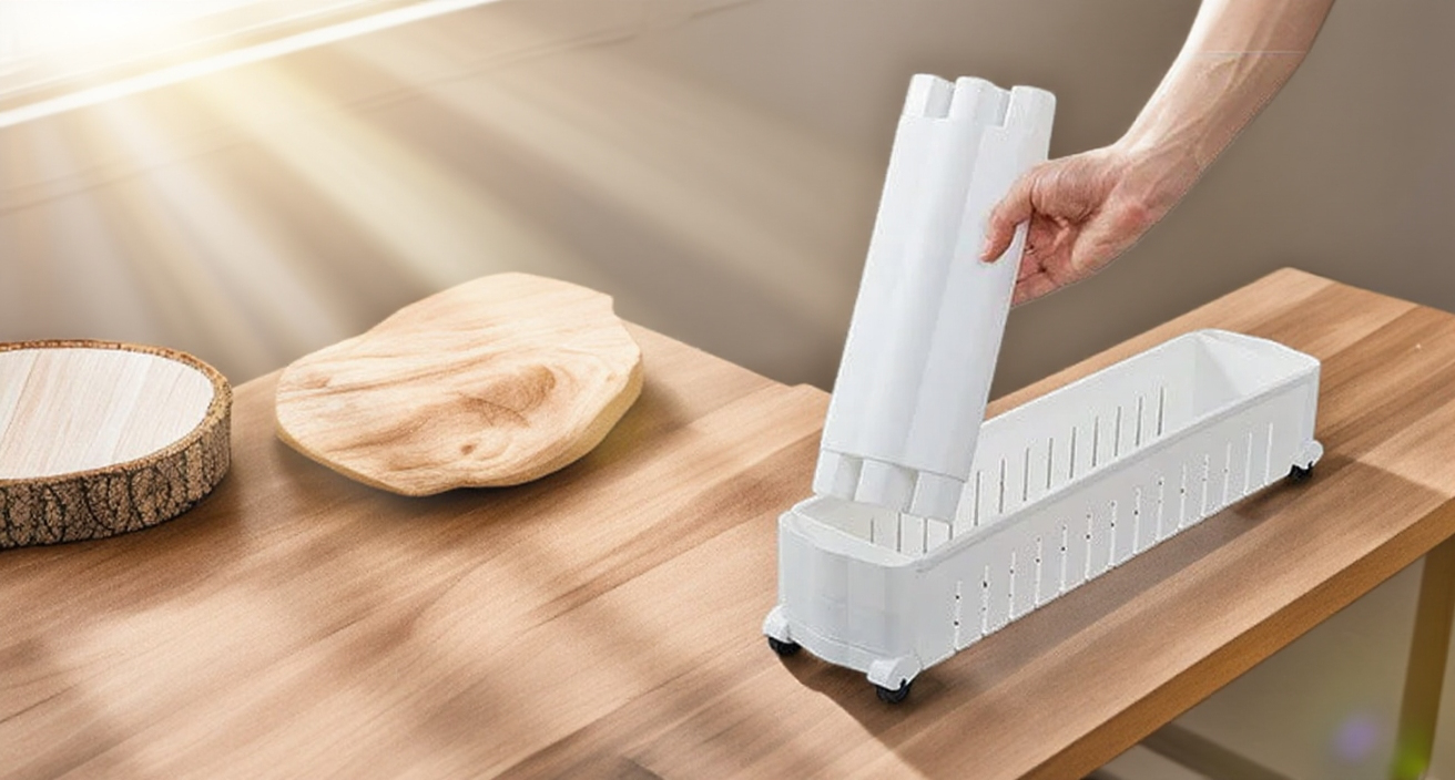 Vícepatrový regál do úzkých prostor