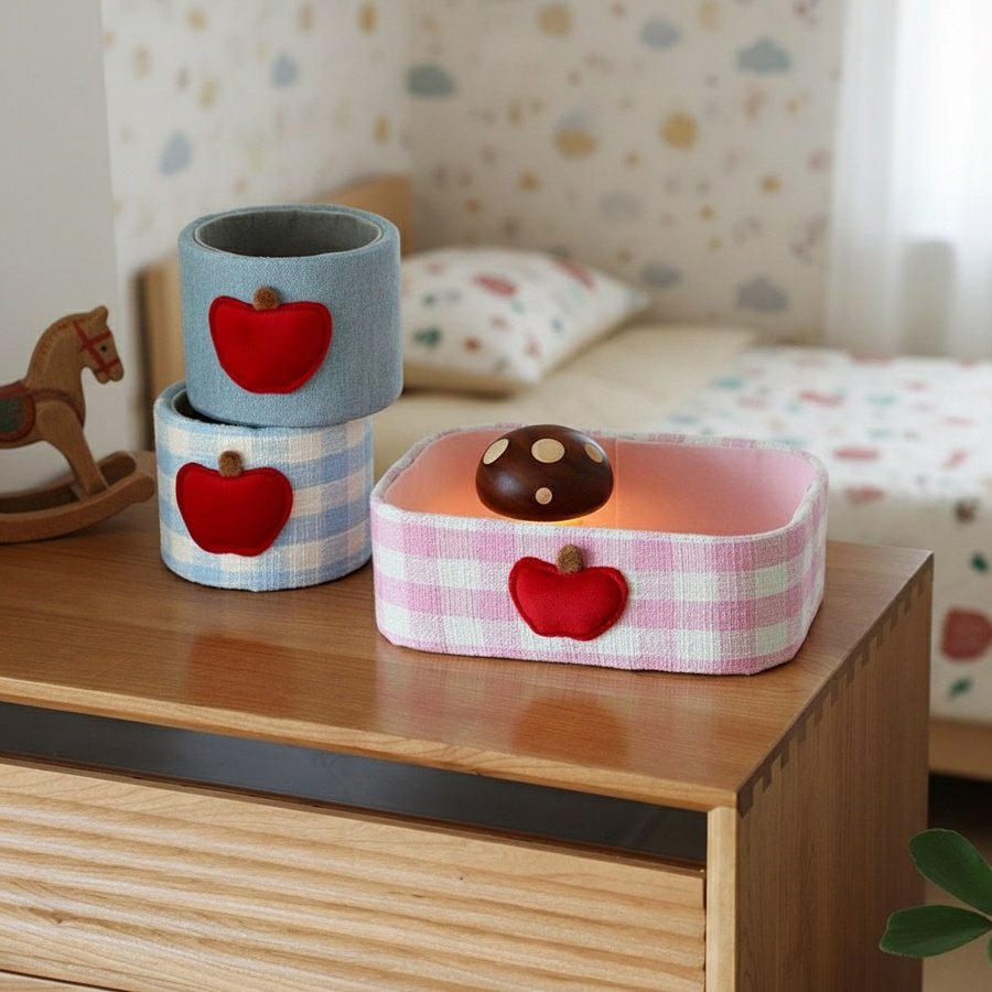 Desktop storage box cute single-layer sundries storage box entrance key perfume mask skin care produ