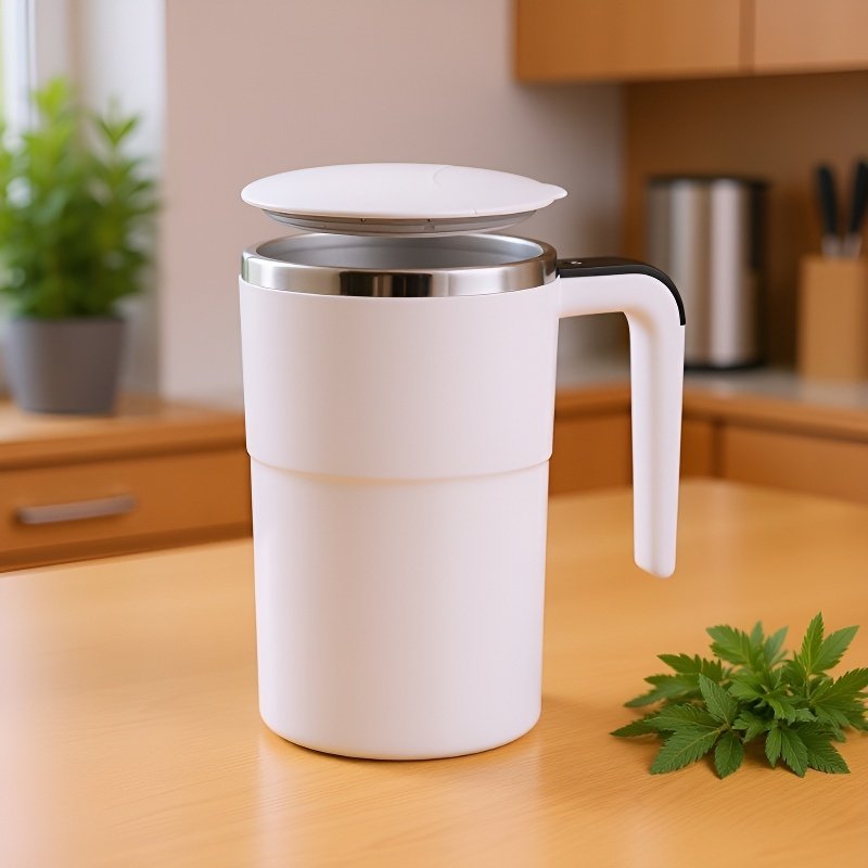 ถ้วยคนอัตโนมัติแบบแม่เหล็กตรวจจับอุณหภูมิอัจฉริยะ