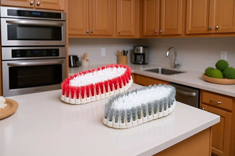 욕실 청소에 사용되는 세탁솔