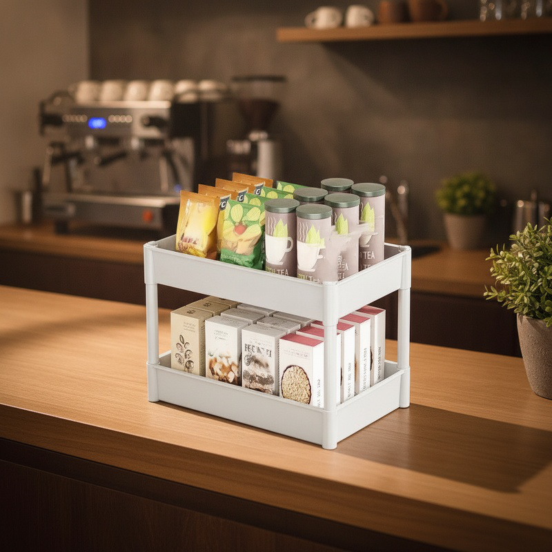 Estantería de almacenamiento multifuncional con ruedas para cocina, libros y frutas
