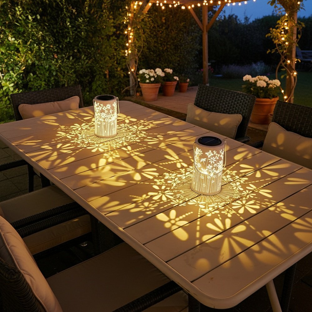 Outdoor Solar-Dragonfly-Licht, wasserdichte Hofdekoration, geeignet für Garten und Balkon