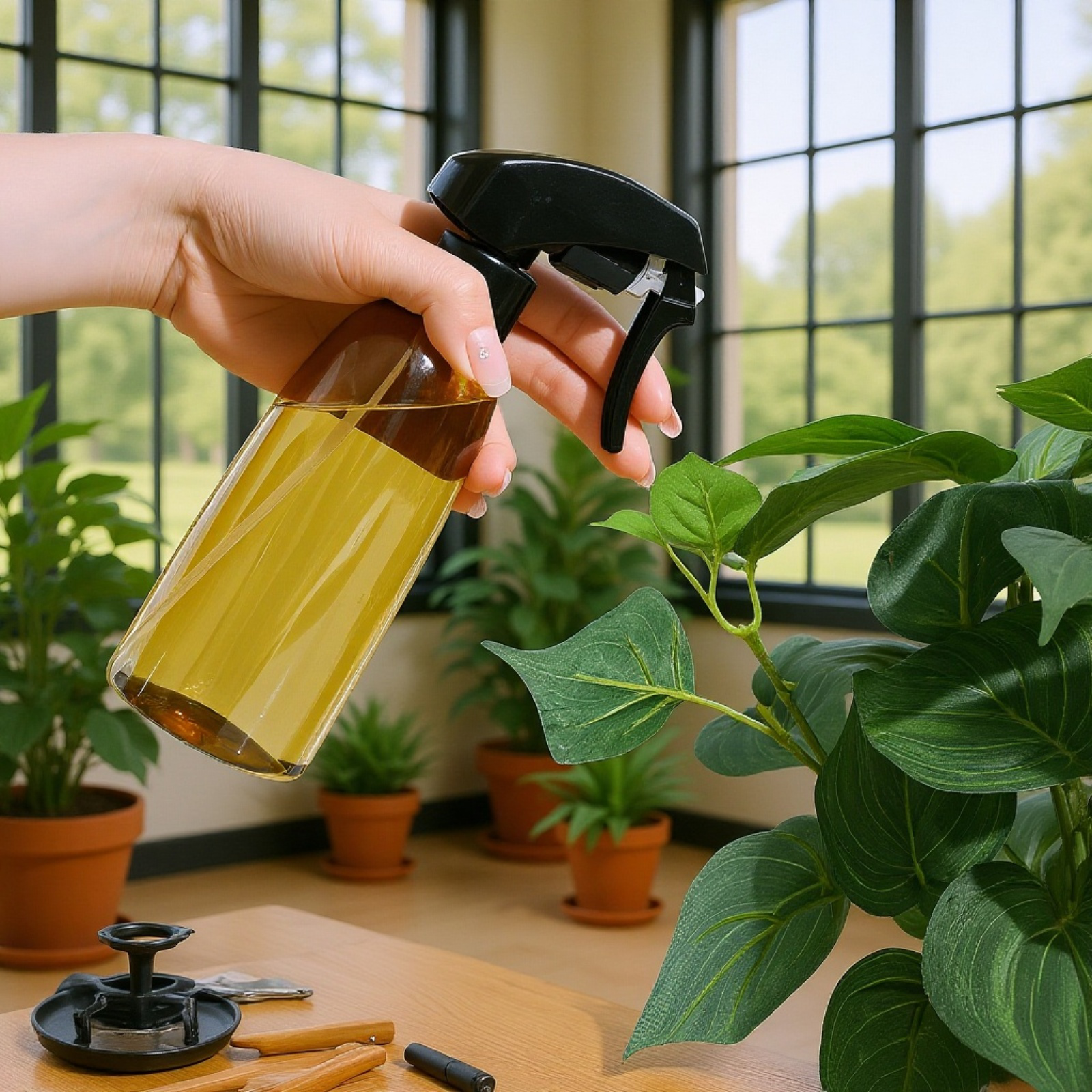 Garten Sprühflasche für Pflanzenbewässerung