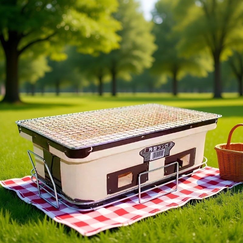 고품질 철제 바베큐 그릴 디테일