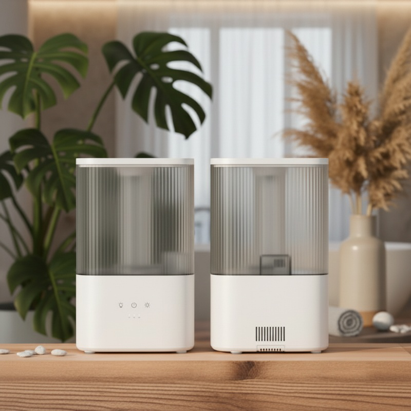 Silent Home Air Purifier with Large Capacity Humidifier