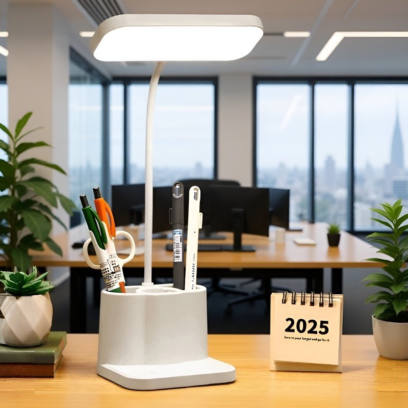 기숙사 대학생 침대 머리맡 클립형 충전 스탠드 아이보호대