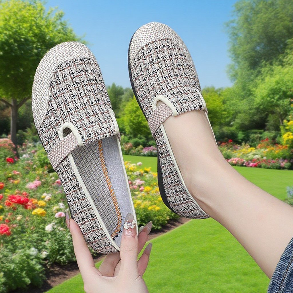 Pohodlné dámské boty s textilním svrškem