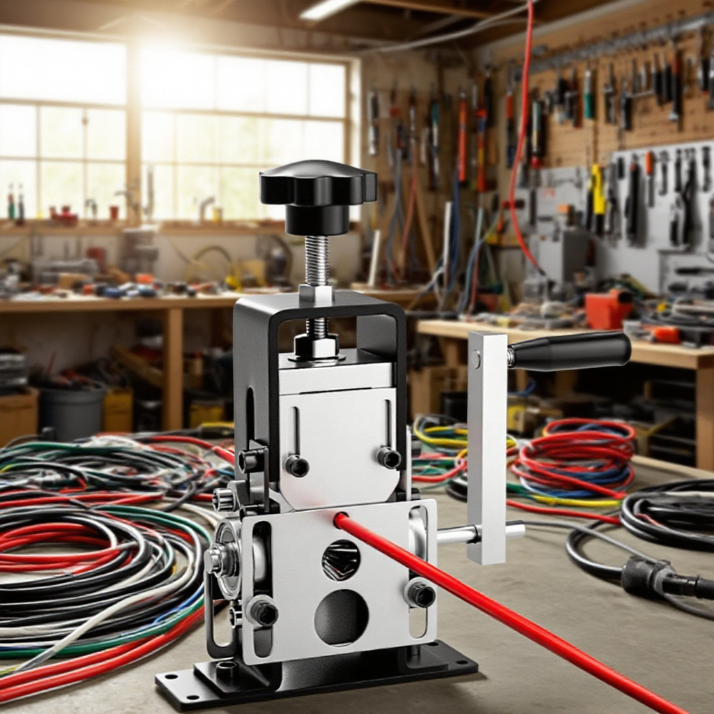 小型家庭用ワイヤーストリップマシン ケーブル剥離職人型