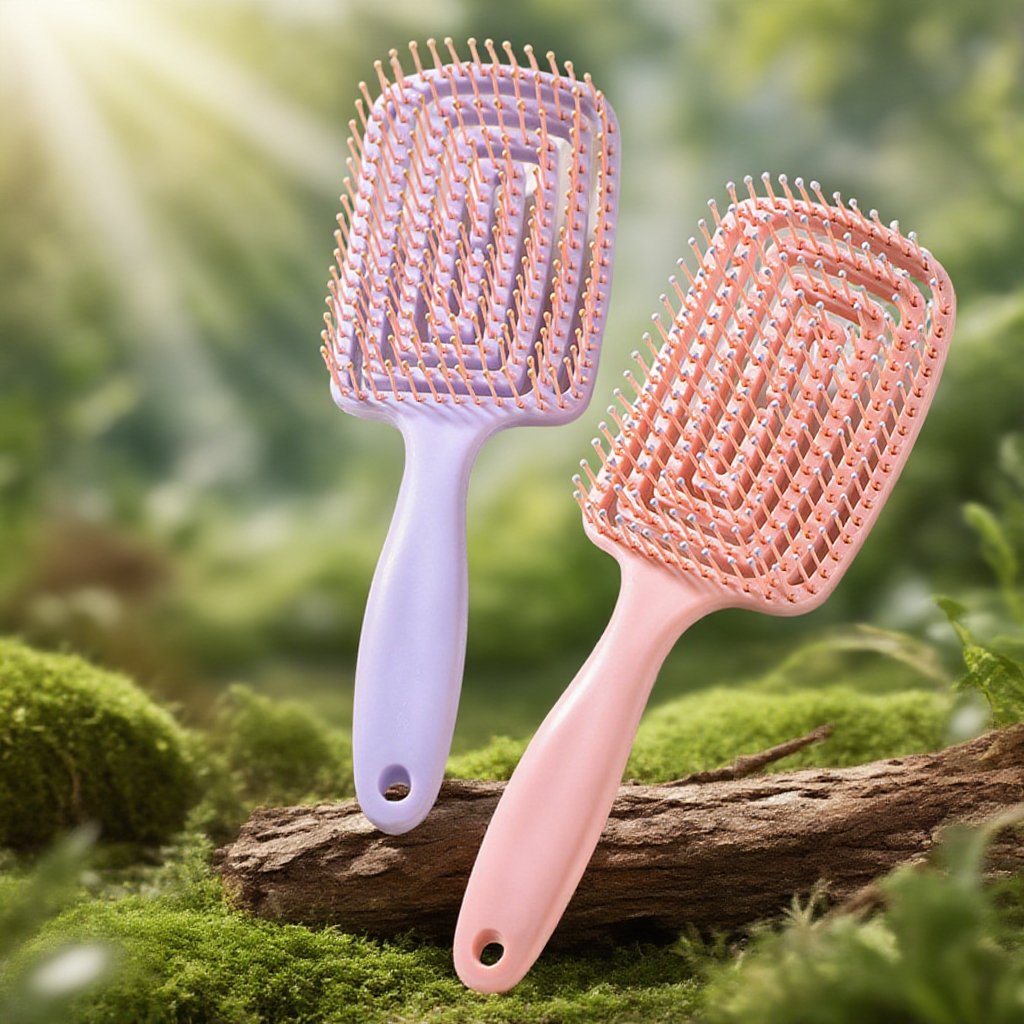 여성용 헤어 부스스한 두피 마사지 빗