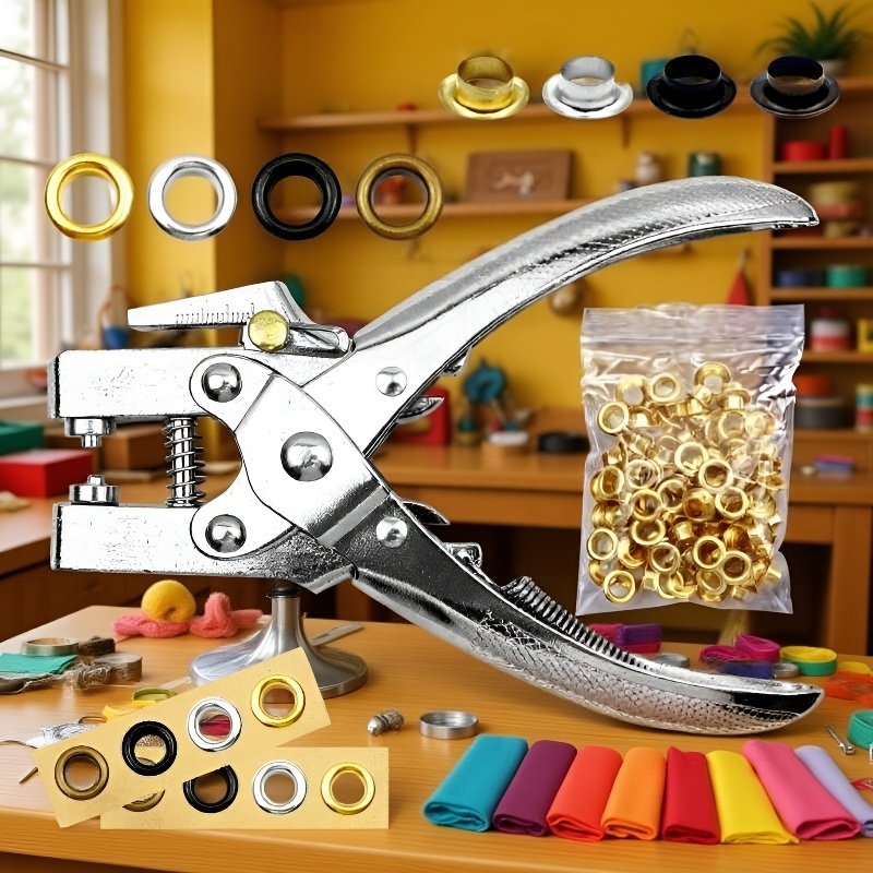 Air Eyelet Button Kit for Canvas Canopy with Punching Tool