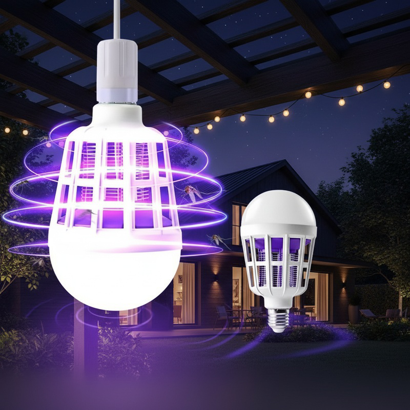 Lampe LED efficace anti-moustiques, solution intérieure