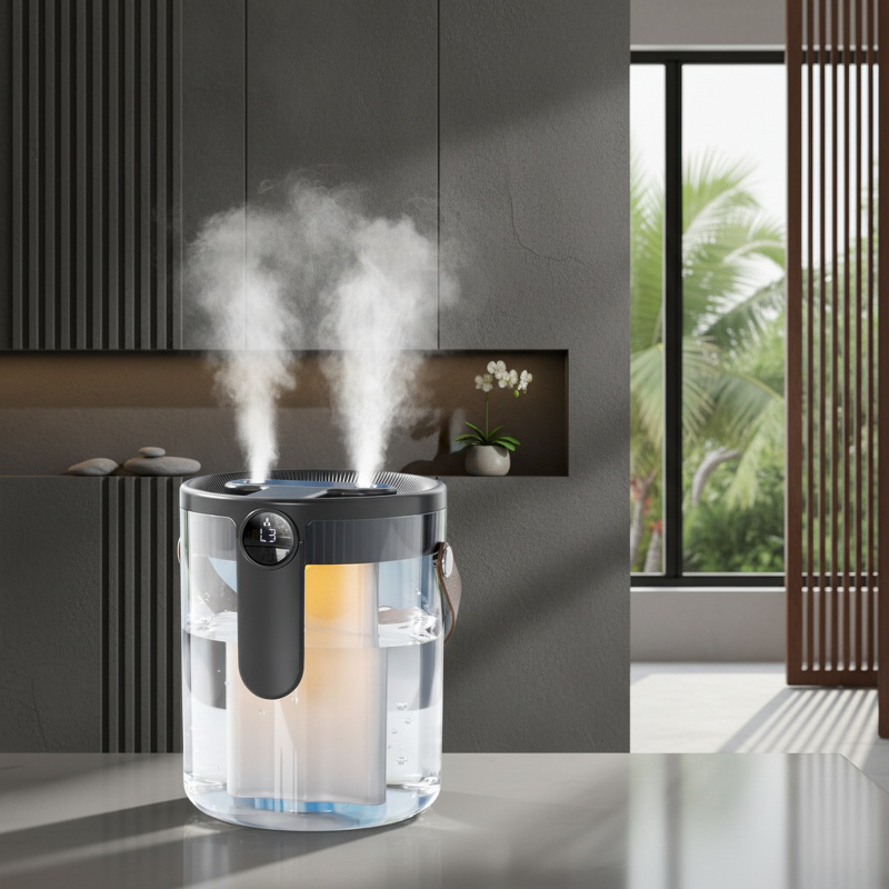 Intelligent Humidity Detection Humidifier, Auto Humidity Adjustment