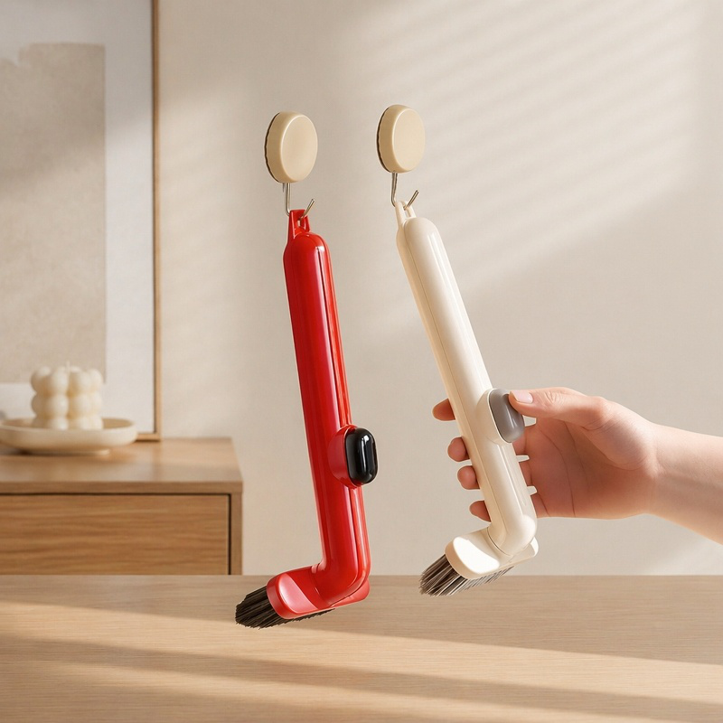Accesorio de baño para limpiar juntas y grietas