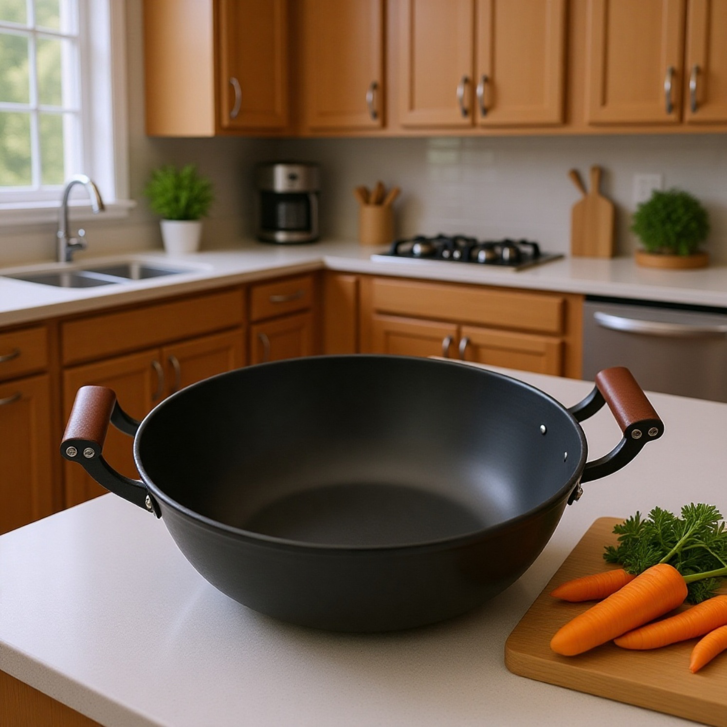 コーティングされていない鍋シチューポット家庭用ノンスティック調理鍋錆びないスープポット両耳スープポットシチューポット