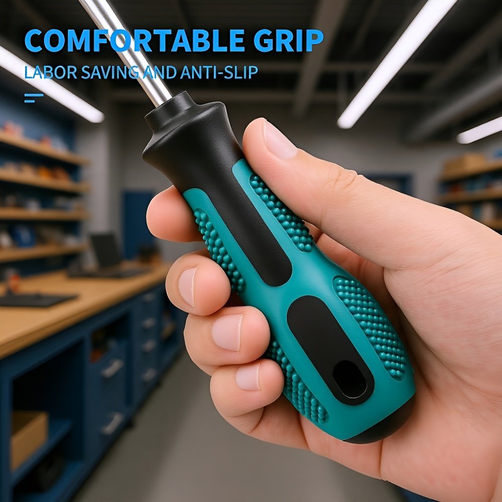 4PCS 십자 드라이버 세트, 자석 기능, 다용도 수동 드라이버, 미끄럼 방지 손잡이