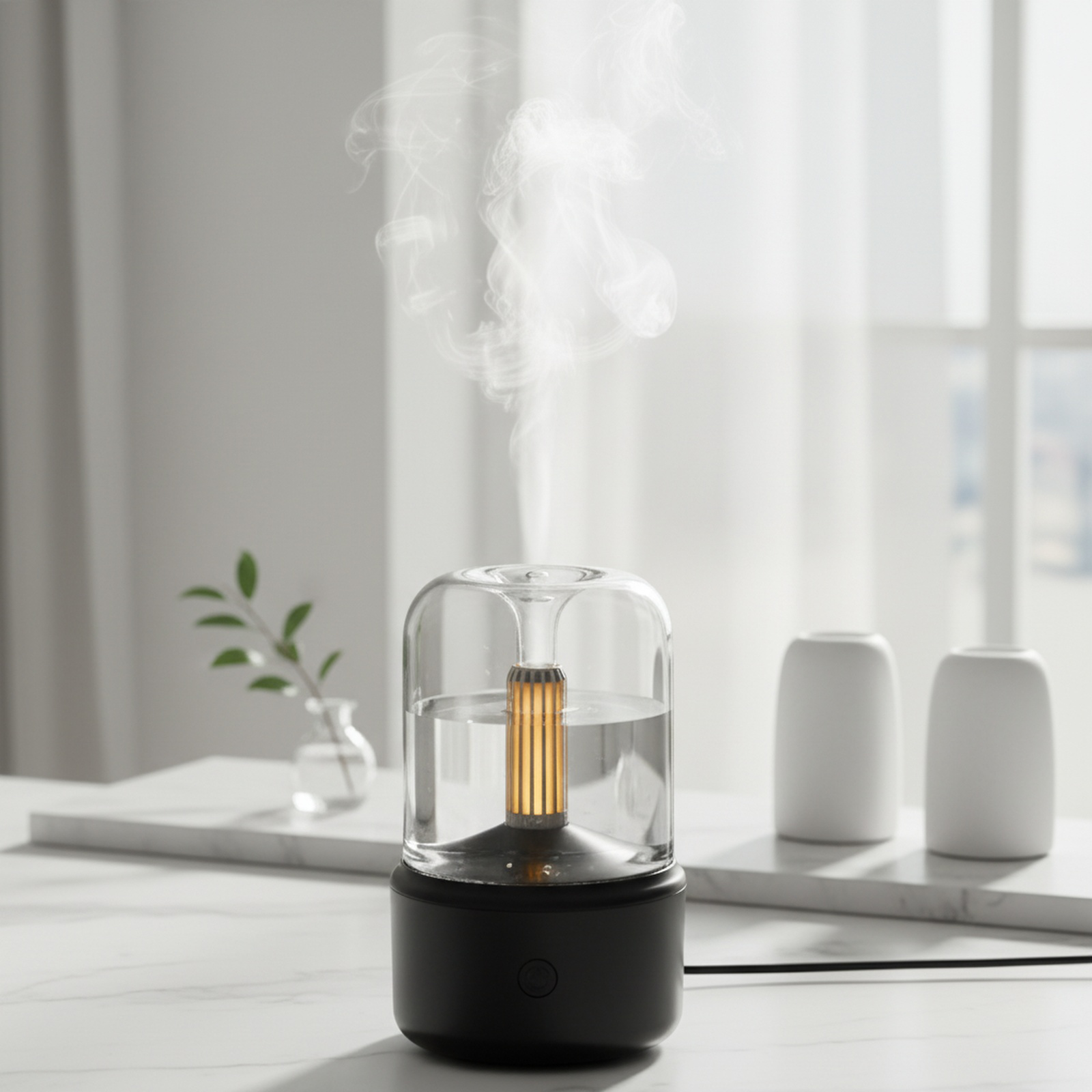 모던 인테리어에 어울리는 LED 디퓨저