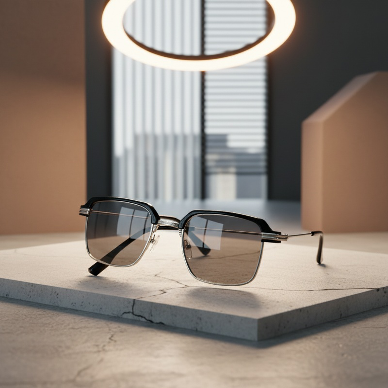 Lunettes de lecture tendance à verres photochromiques ajustables – Accessoire