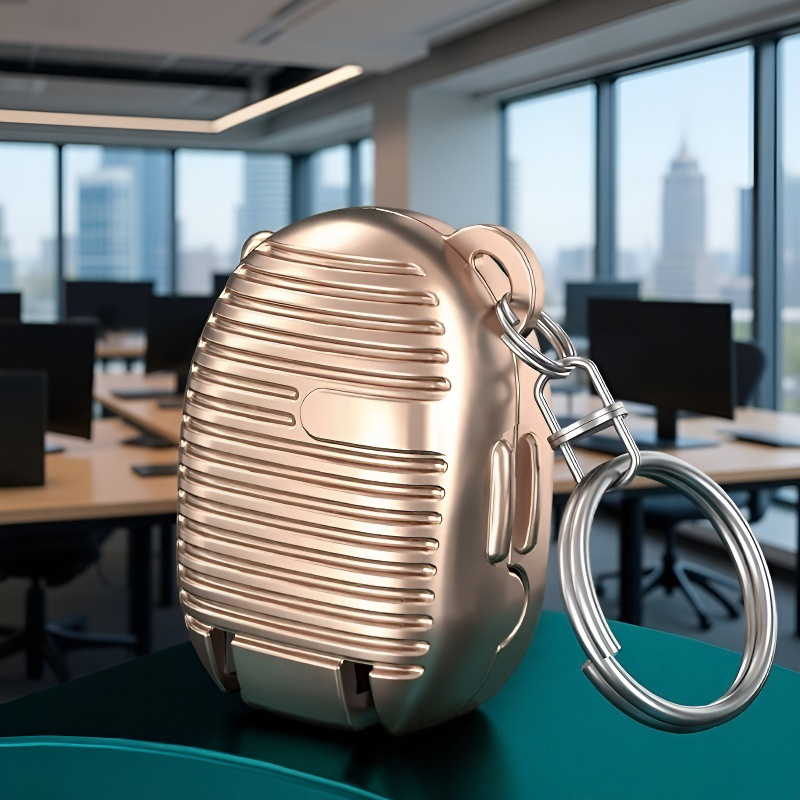 Kreativer faltbarer Mini-Nagelknipser aus Edelstahl, tragbares Maniküre-Werkzeug