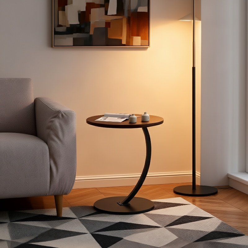 Petite table à thé moderne pour salon, table d'appoint mobile pour maison, petite table de chevet