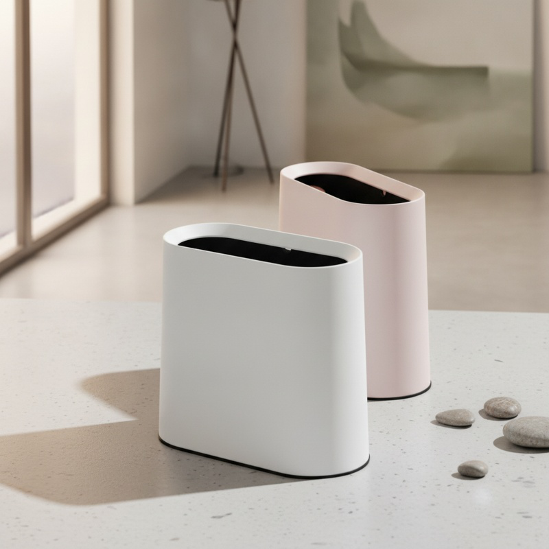 Toilet paper basket and garbage bin combo