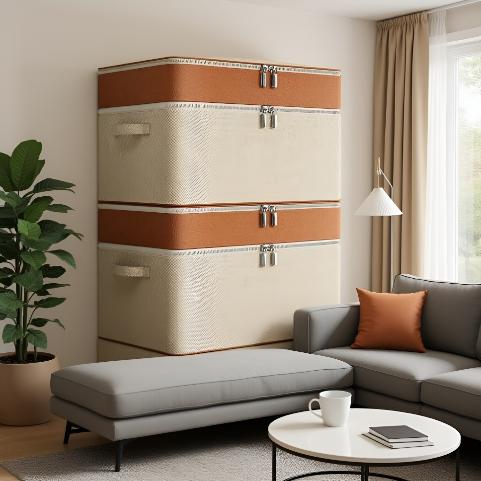 가정용 부직포 수납함 침대 밑 의류 수납함 정리함 부직포 침대 밑 수납함